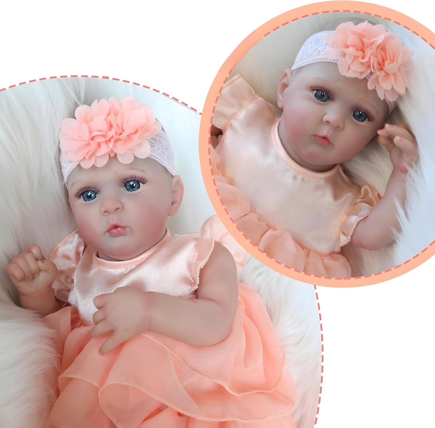 Muñeca reborn de 45.7 cm