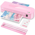 Máquina laminadora Rosa con 20 hojas de laminación, caliente y fría con recortador (SOBRE PEDIDO)