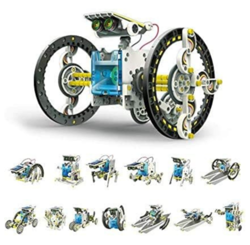 kits de ciencia de robot solar para niños 14 en 1