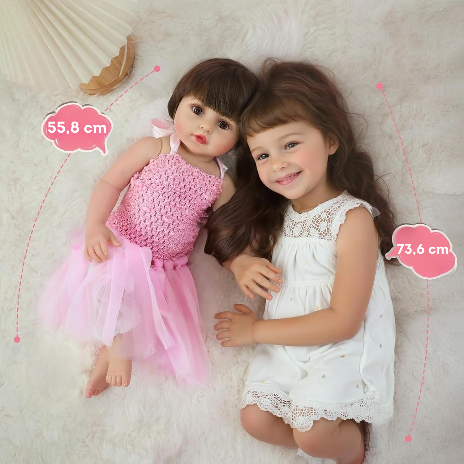 Muñeca de juguete grande de 55.8 cm