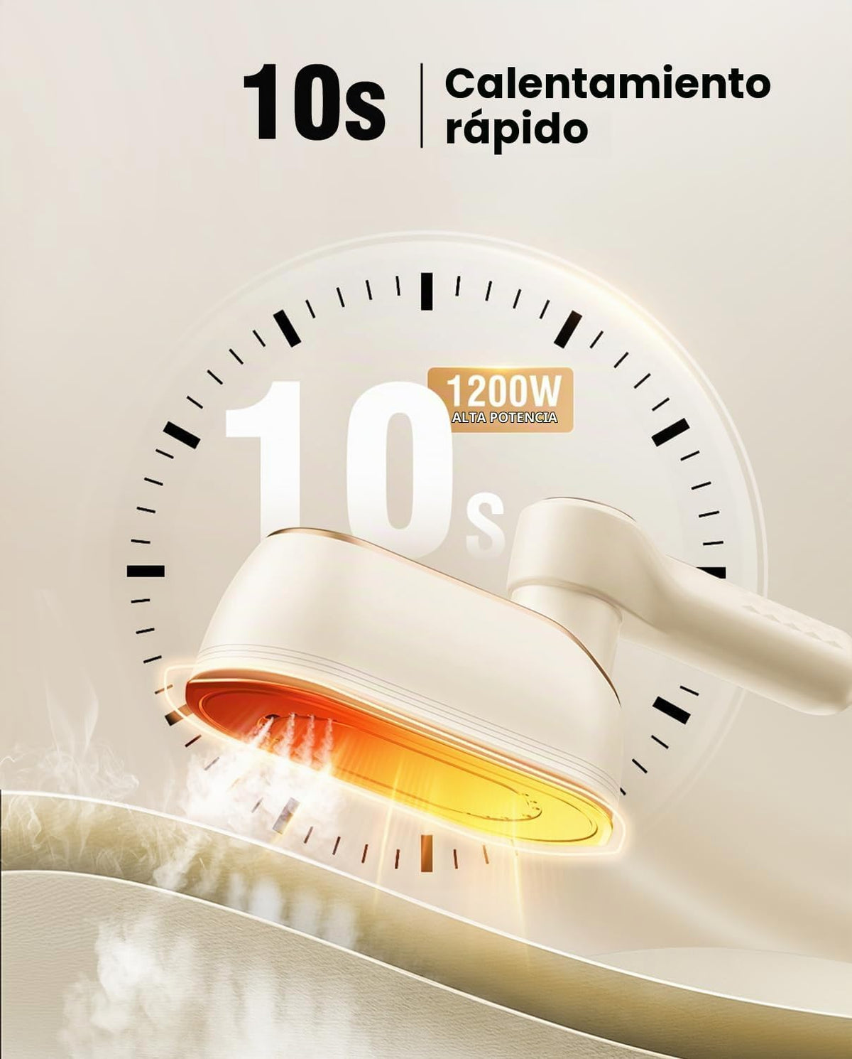 Plancha Vaporizadora de viaje, portátil de mano de 1200 W para ropa (SOBRE PEDIDO)