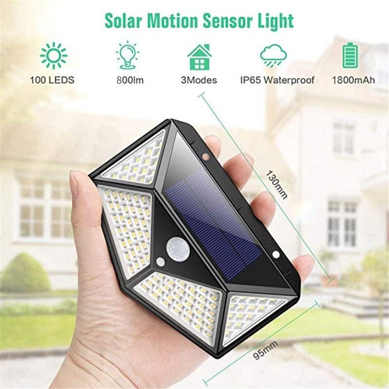 Paquete de 4 100 luces LED con sensor de movimiento para exteriores