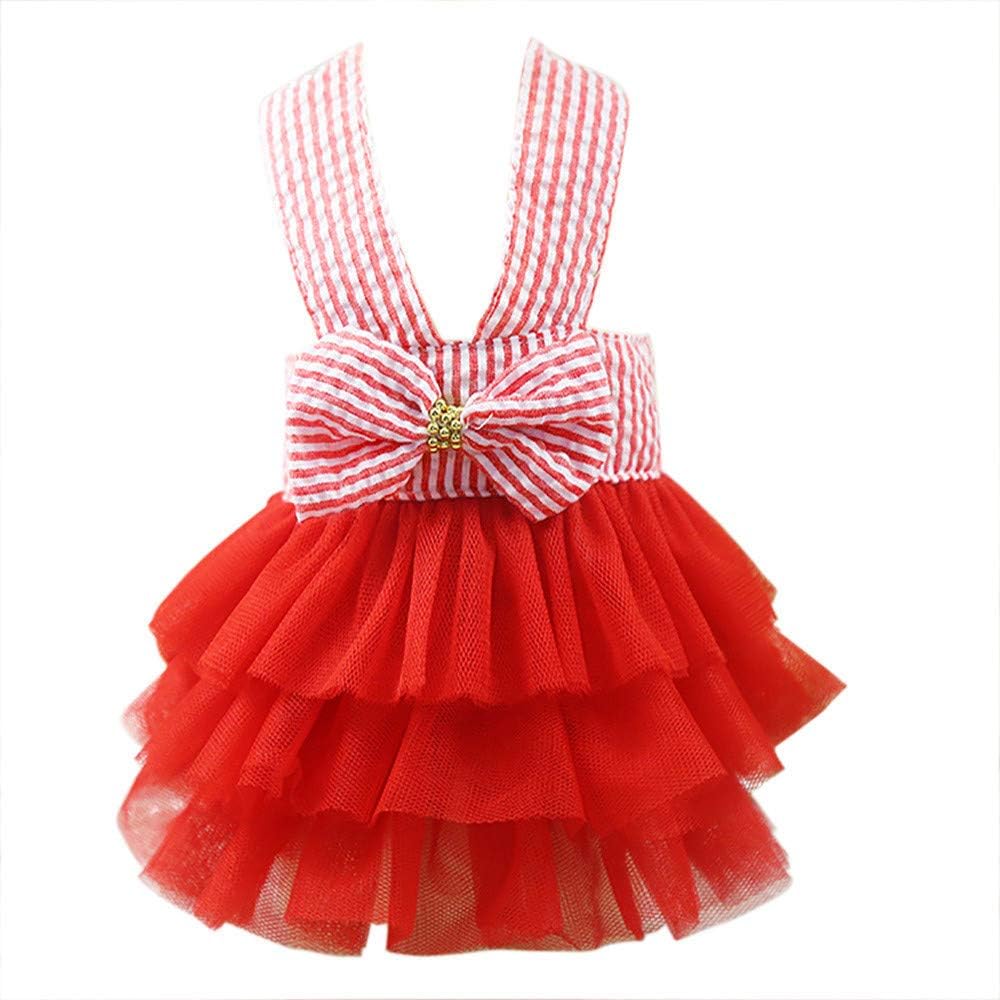 Vestido Para Mascotas con tutu (Rojo)