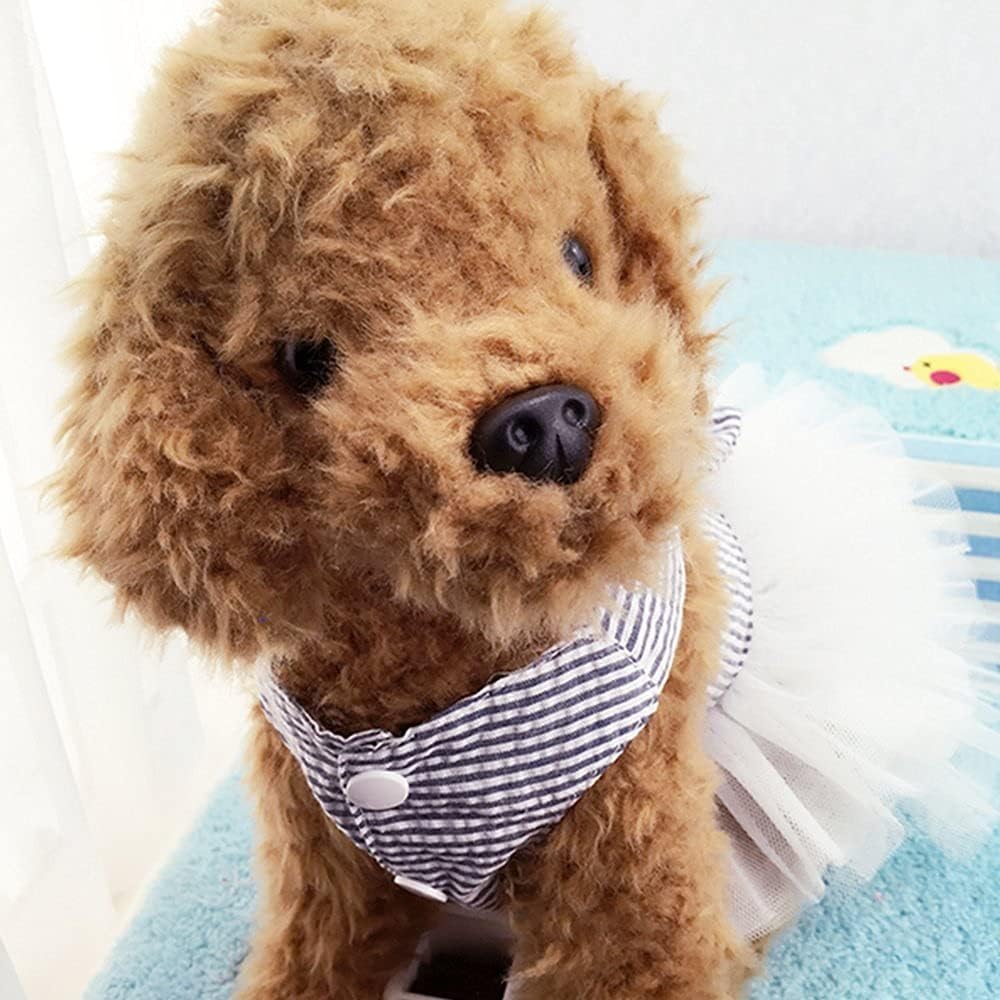 Vestido Para Mascotas con tutu (Azul)