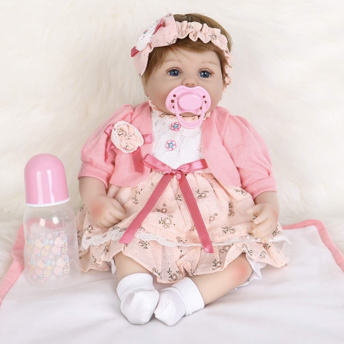 Muñeca Reborn de juguete de 41 cm