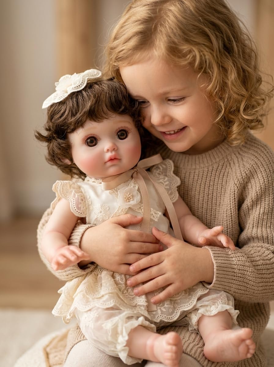 Muñeca Reborn de juguete de 46 cm