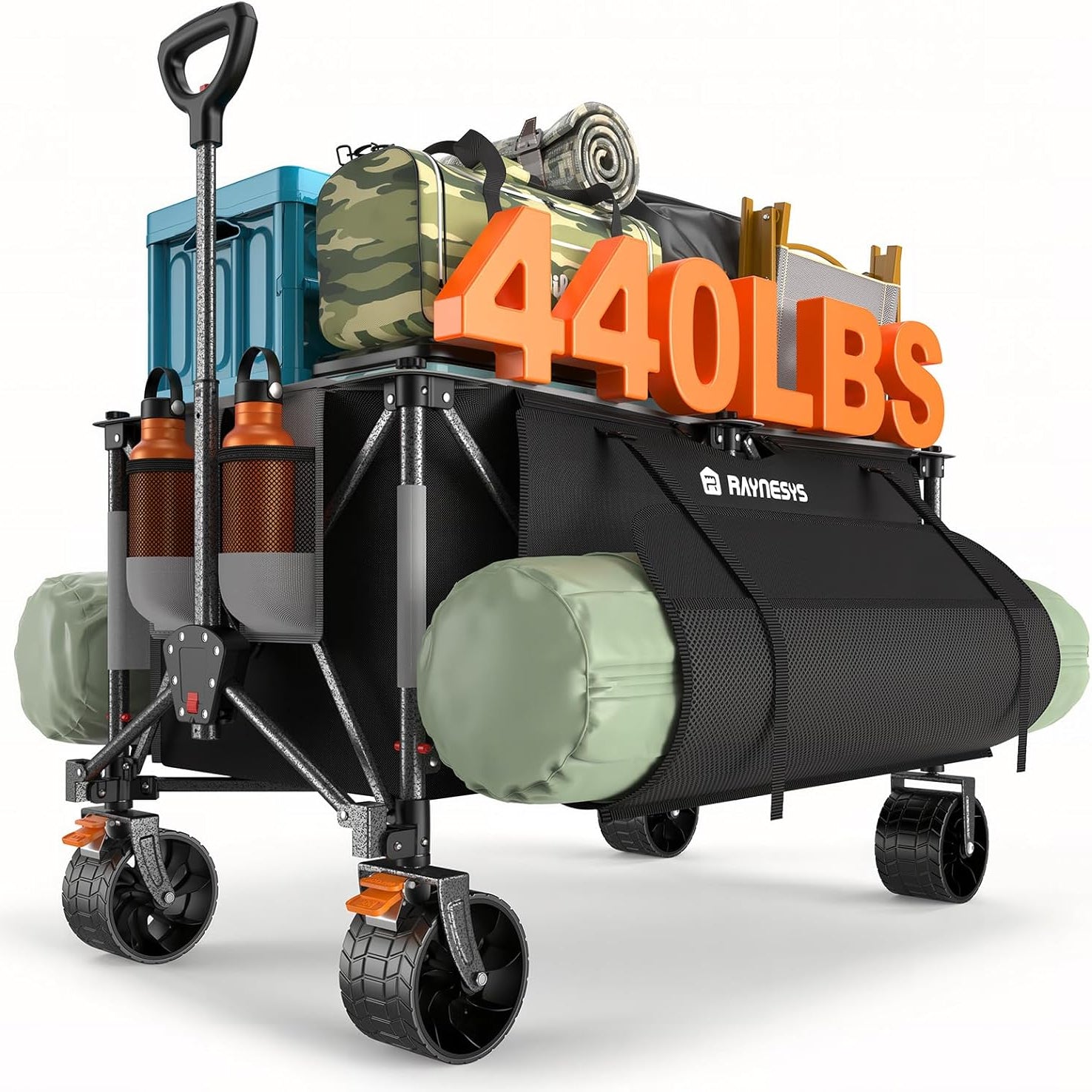 Carrito plegable de 300L con ruedas SOBREPEDIDO