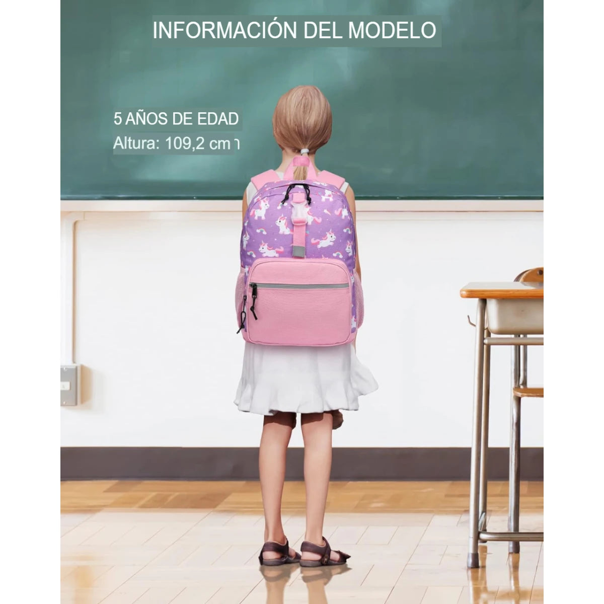 Mochila escolar para niñas