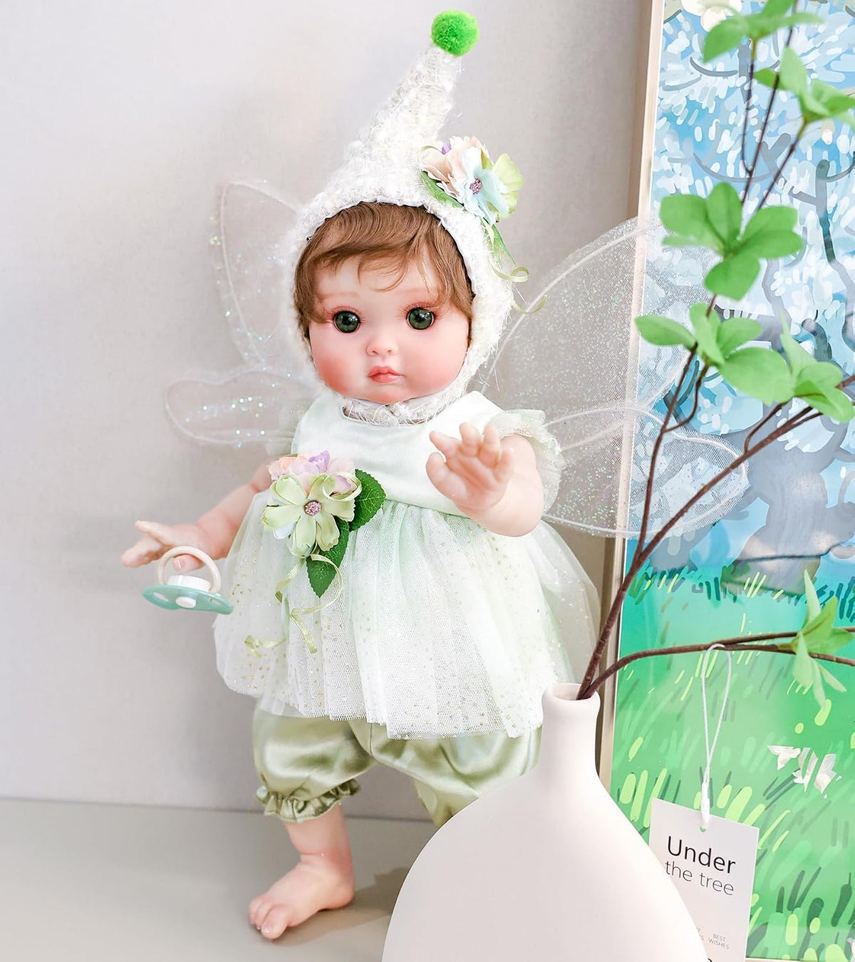 Muñeca Reborn de juguete de 46 cm