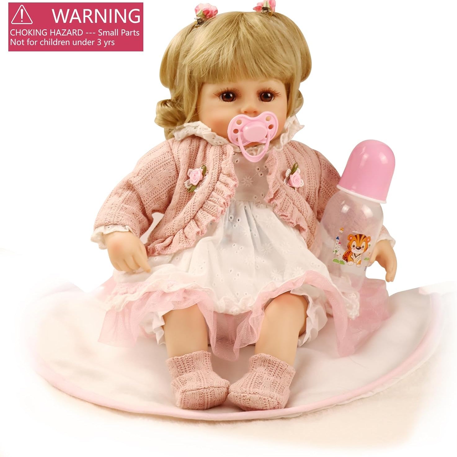 Muñeca Reborn de juguete de 41 cm