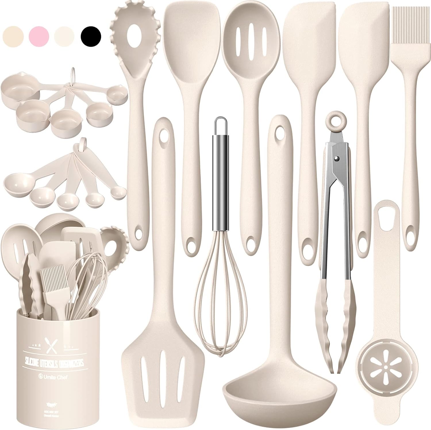 Juego de utensilios de cocina de silicona de 22 piezas