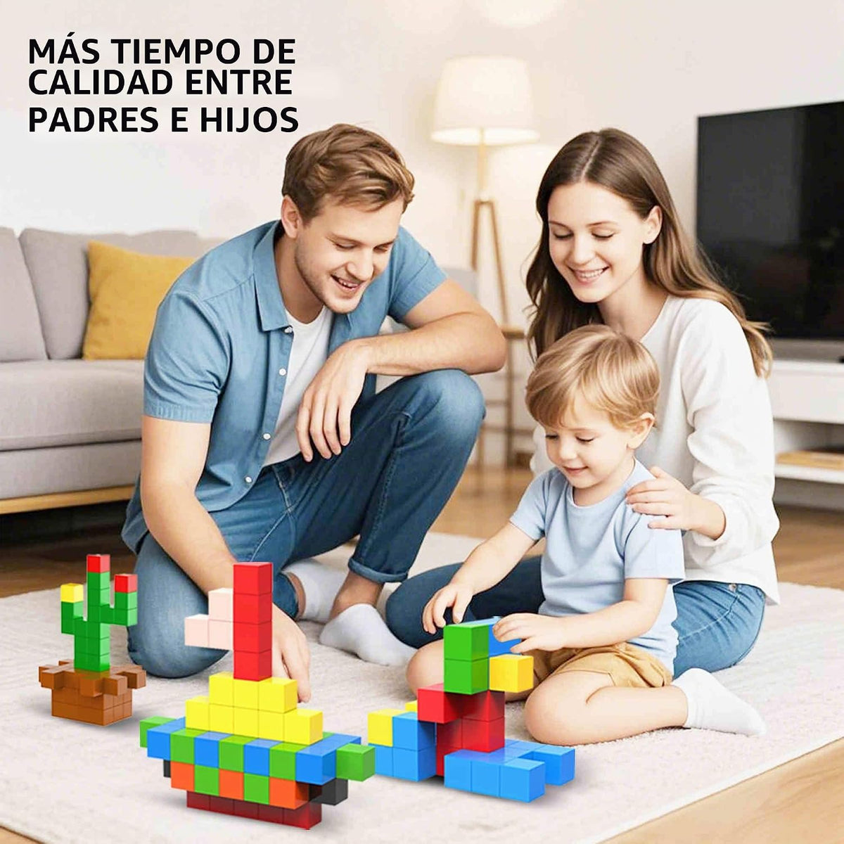 Fichas magnéticas 100 piezas para niños