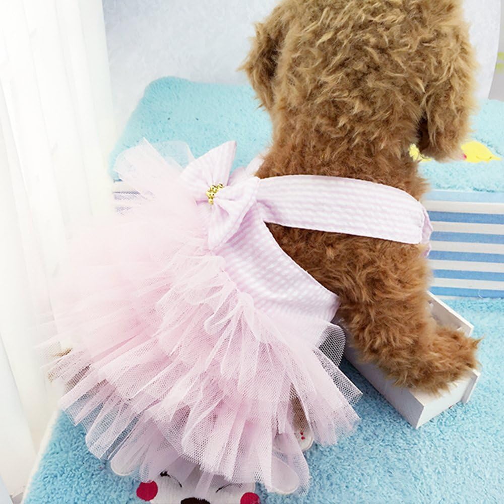 Vestido Para Mascotas con tutu (Rosa)