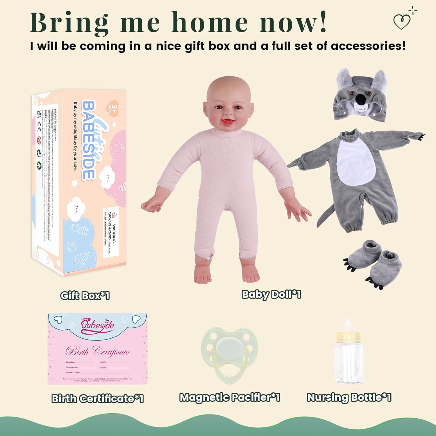 Muñeca de juguete Reborn (SOBREPEDIDO)