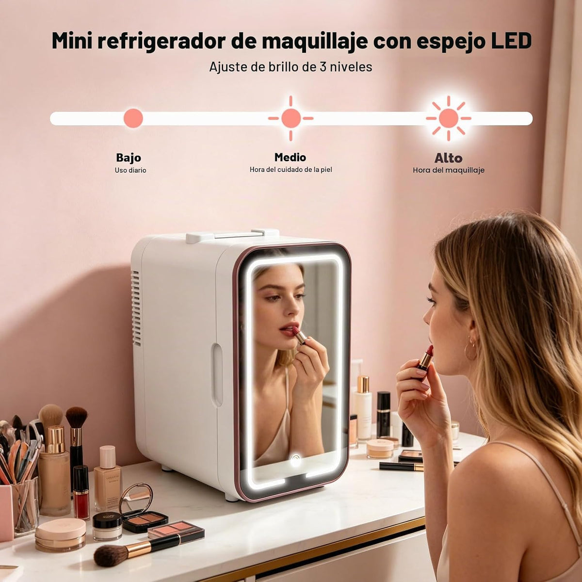 Mini nevera 6 litros Blanca