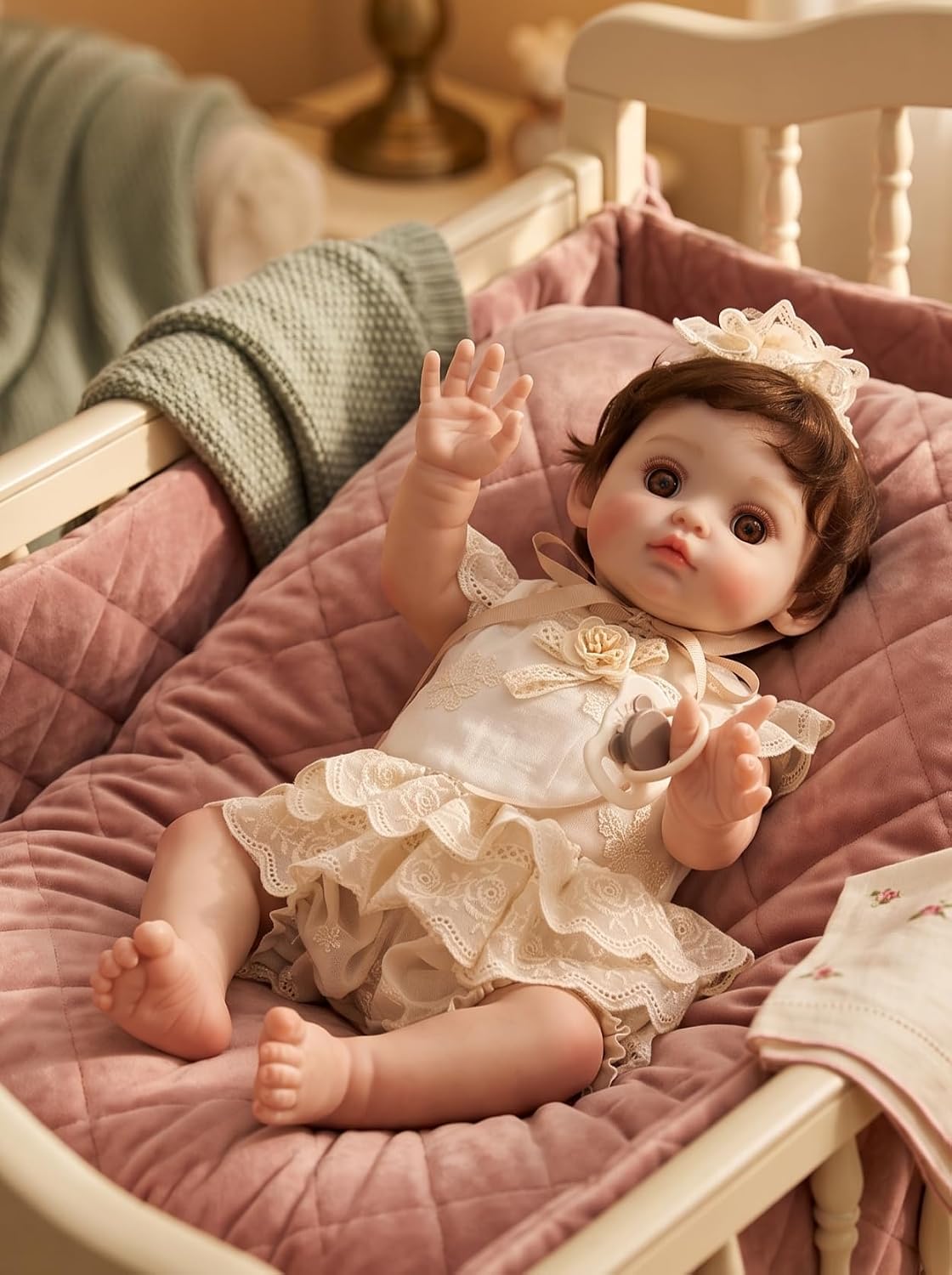 Muñeca Reborn de juguete de 46 cm