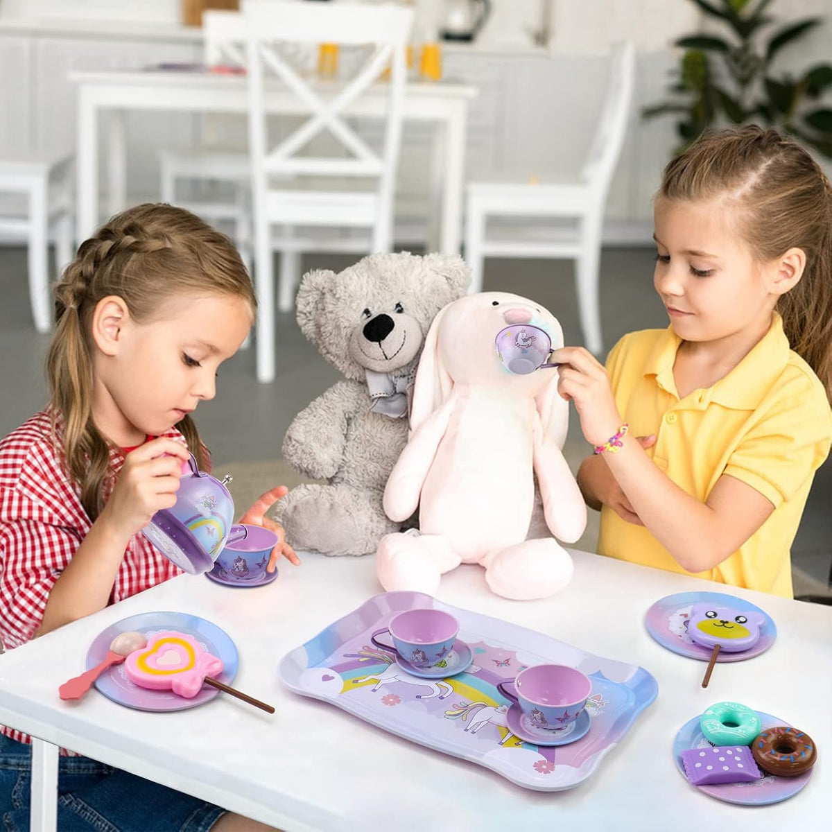 Juego de 48 piezas de té para niñas