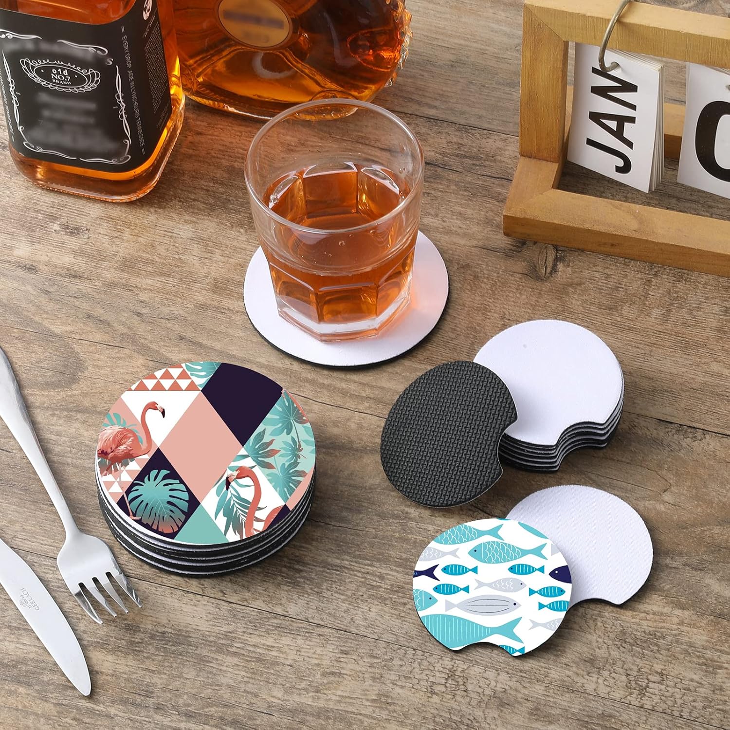 100 posavasos en blanco para sublimación SOBREPEDIDO