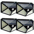 Paquete de 4 100 luces LED con sensor de movimiento para exteriores