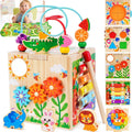 Cubo de actividades, juguetes Montessori