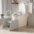 Asiento de inodoro 3 en 1 gris para entrenamiento y taburete para niños pequeños (SOBRE PEDIDO)