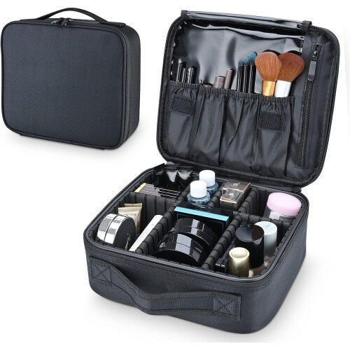 Bolso de almacenamiento y transporte de maquillaje fucsia