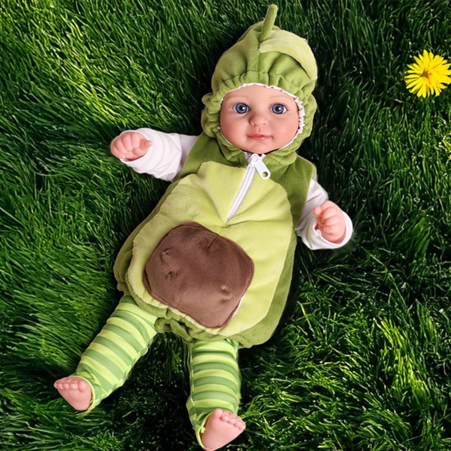 Muñeca Reborn de aguacate de juguete