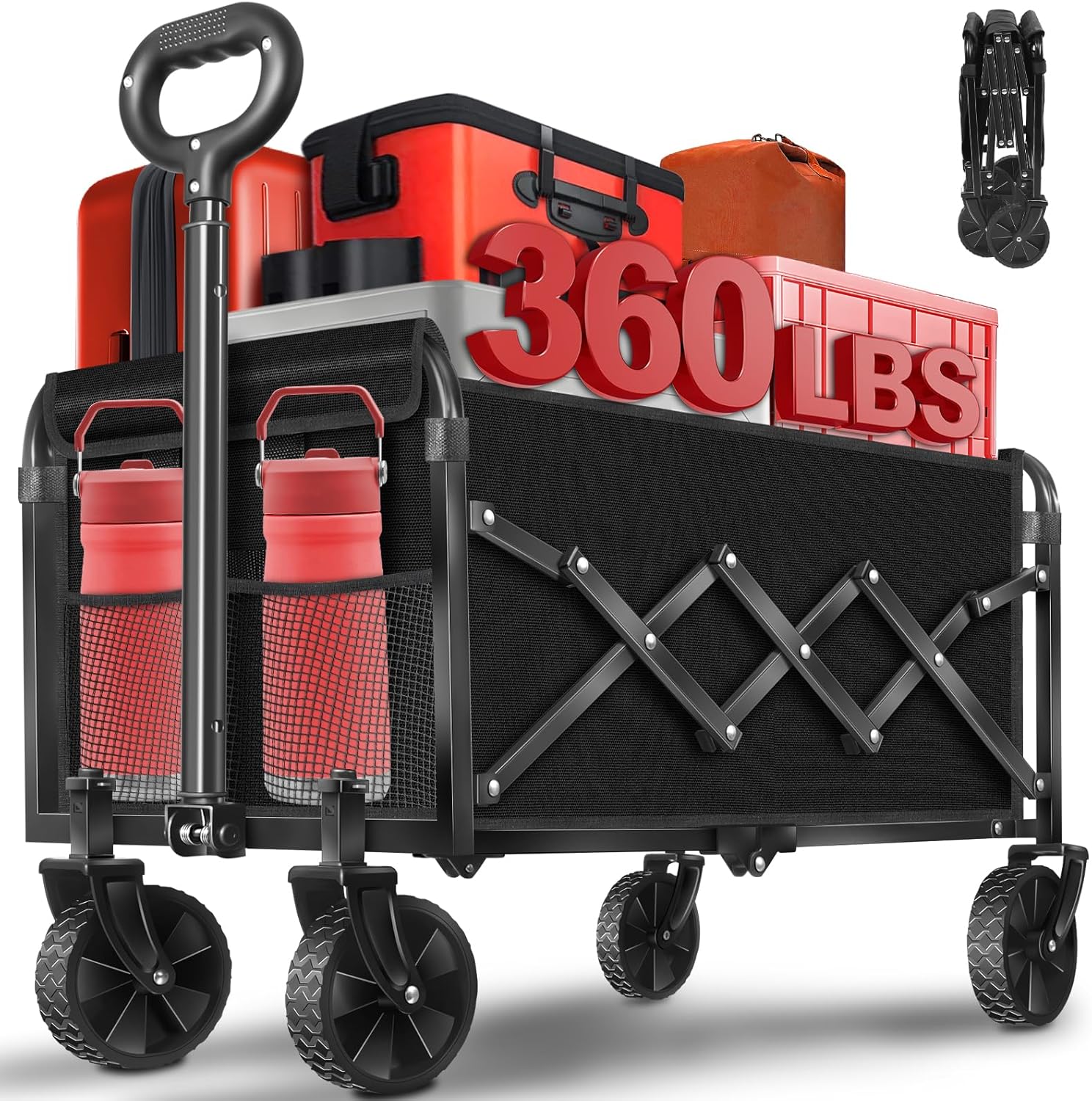 Carro plegable pequeño de 360 libra (SOBRE PEDIDO)