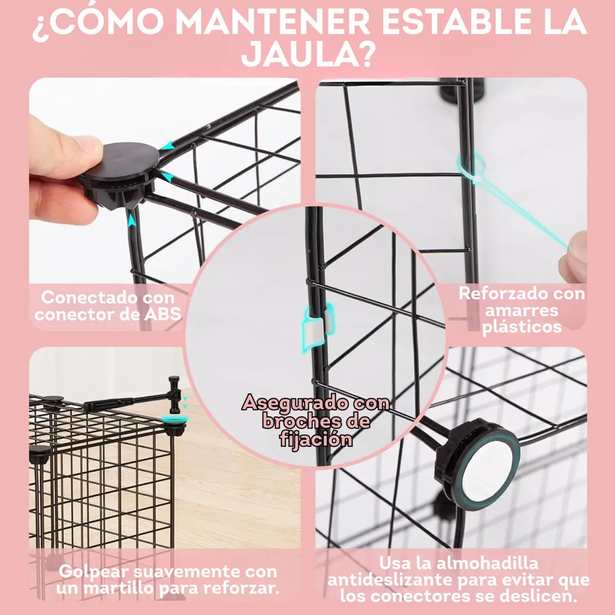 Corral para Mascotas Rejas