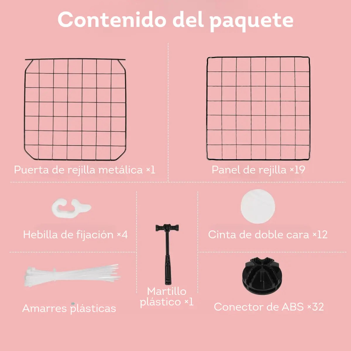 Corral para Mascotas Rejas