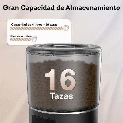 Comedero Automático 4 Litros para Mascotas UPOTGP
