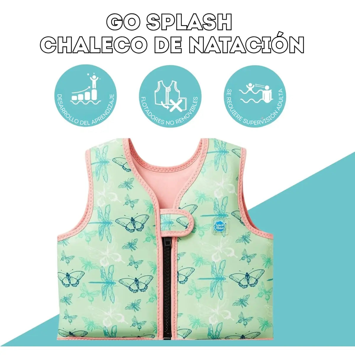 Chaleco de Natacion Para niñas 3-4 años