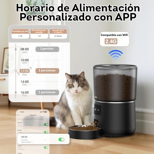 Comedero Automático 4 Litros para Mascotas UPOTGP