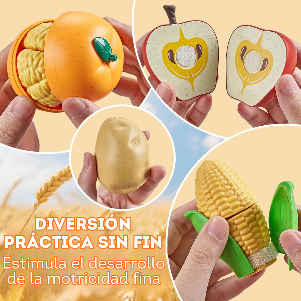 Juegos de comida de 83 piezas juguete para la cocina de los niños