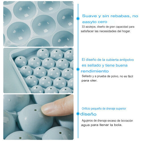 Bandejas de cubitos de hielo para congelador