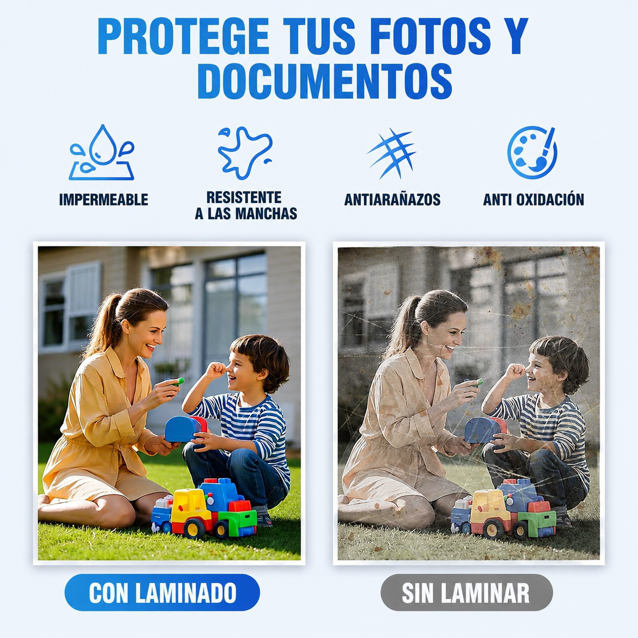 Bolsas de laminación térmicas, 50 unidades (5pcs A4+20pcs A5+ 25pcs A6)