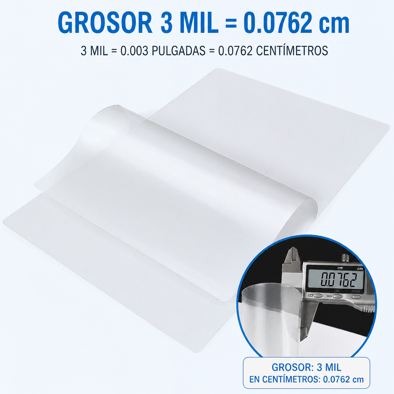 Bolsas de laminación térmicas, 50 unidades (5pcs A4+20pcs A5+ 25pcs A6)