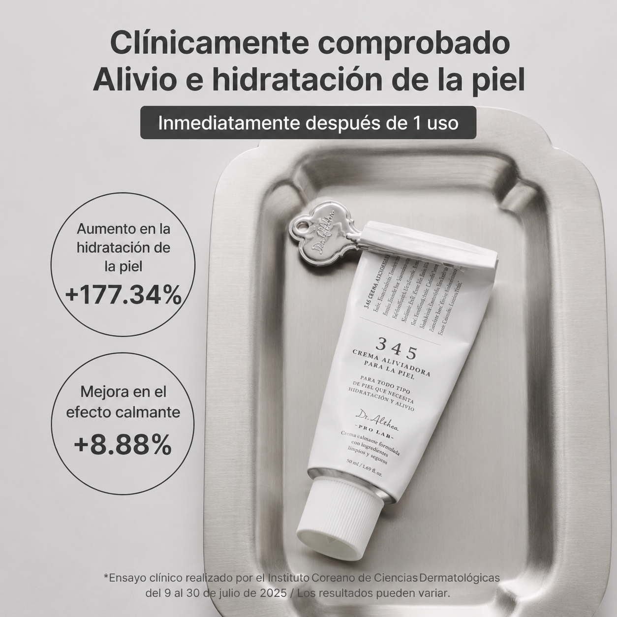 Crema de hidratante de alivio 345, cuidado de la piel coreano (SOBRE PEDIDO)