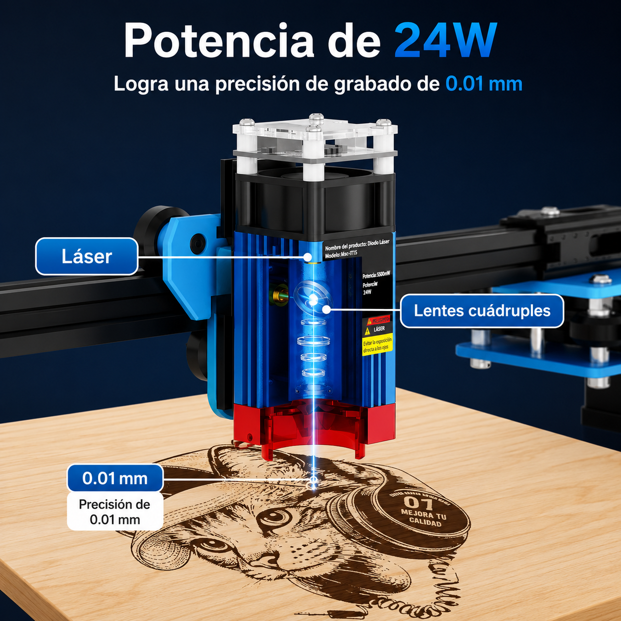Maquina Laser para grabado SOBREPEDIDO