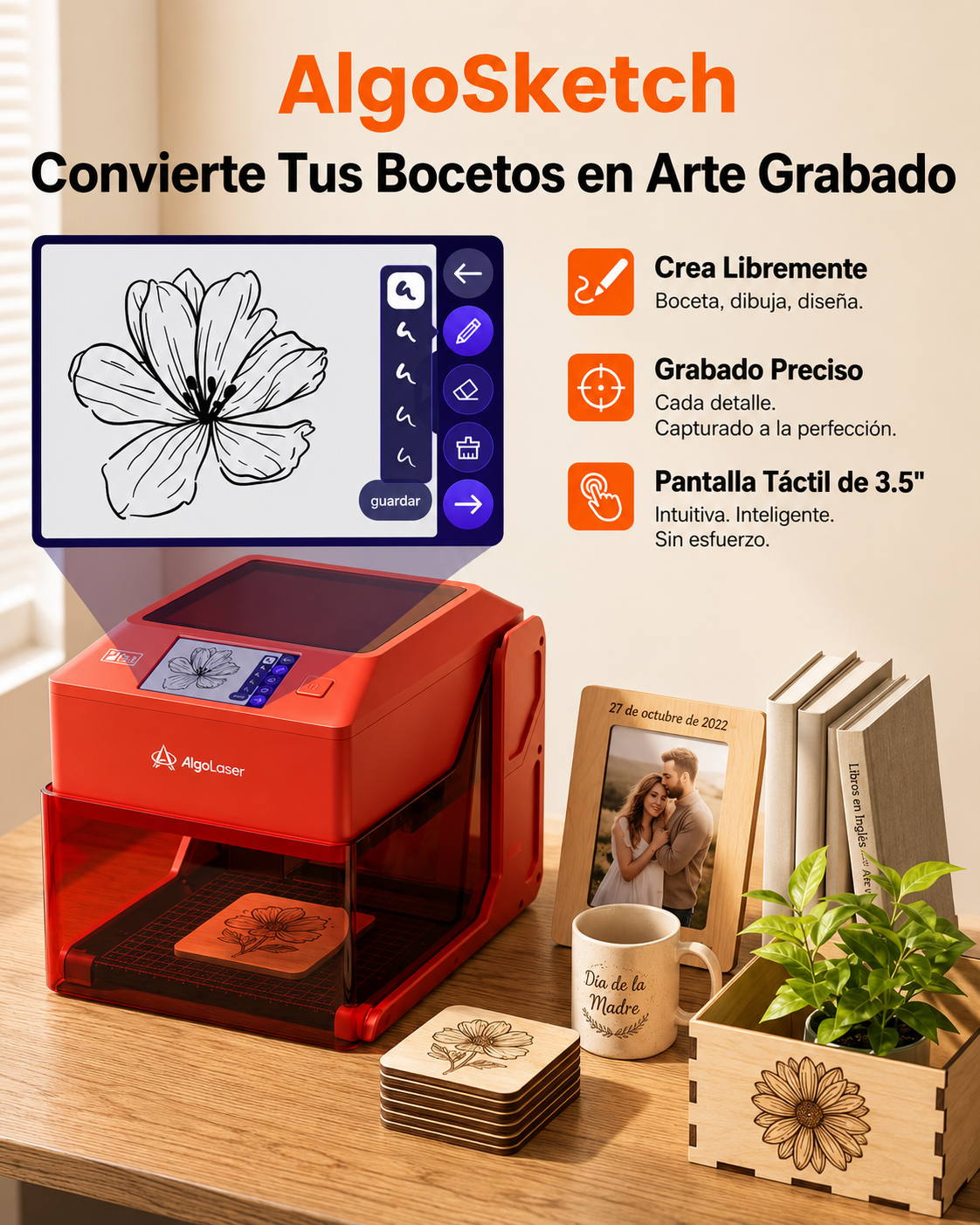 Maquina Laser roja para grabado SOBREPEDIDO