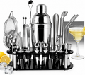 juego de coctelera profesional de 22 piezas