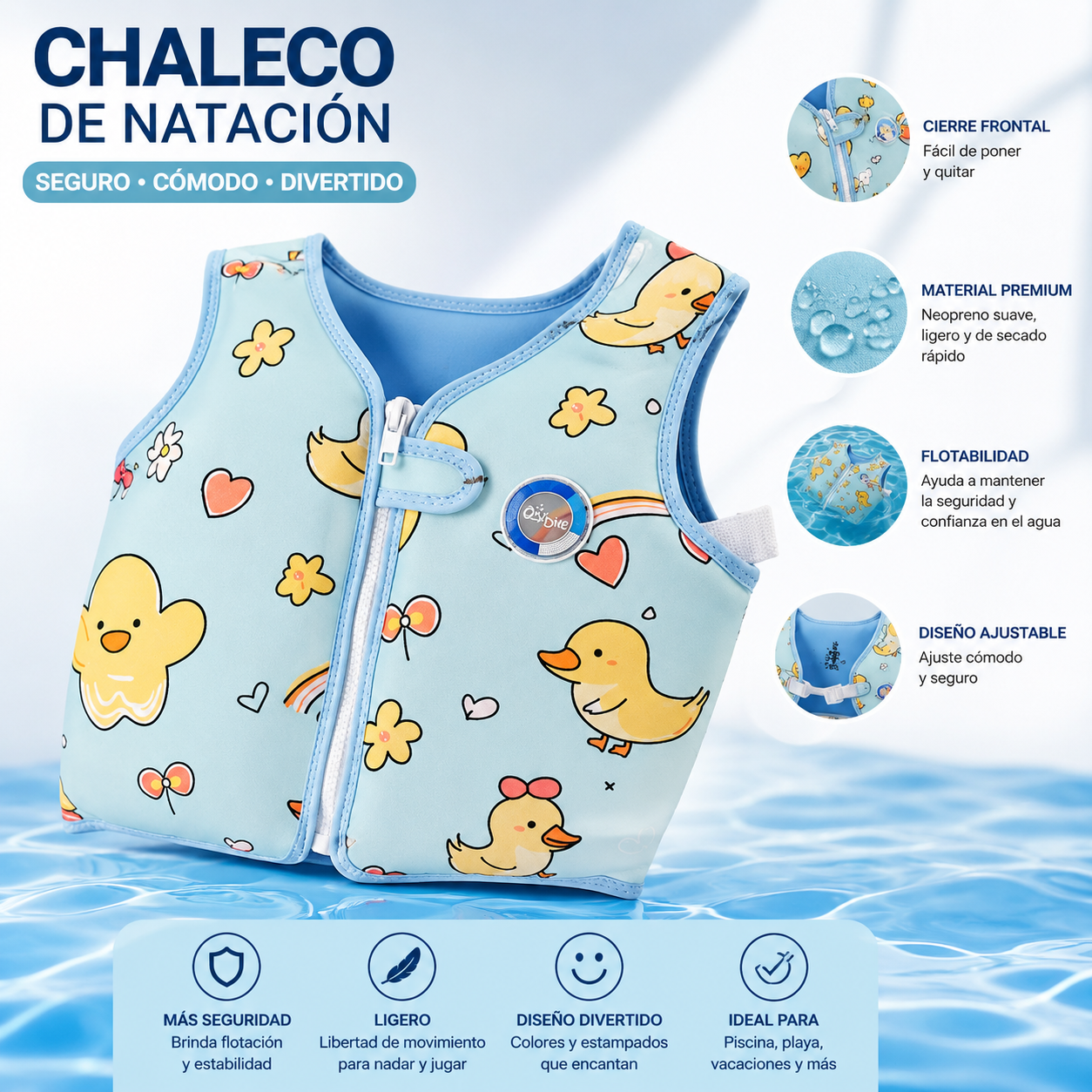 Chaleco para niños 3-5 años