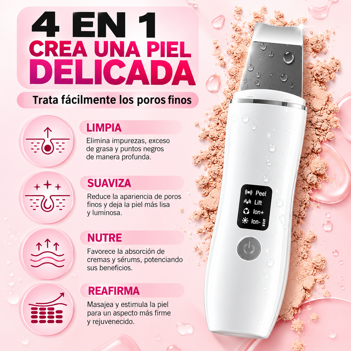 Peeling, Espátula Facial ultrasónica