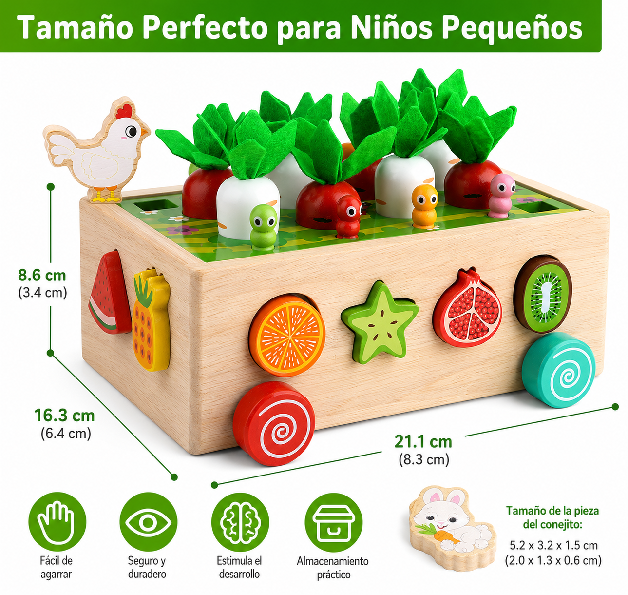 Juego de madera actividades motricidad Aprendizaje