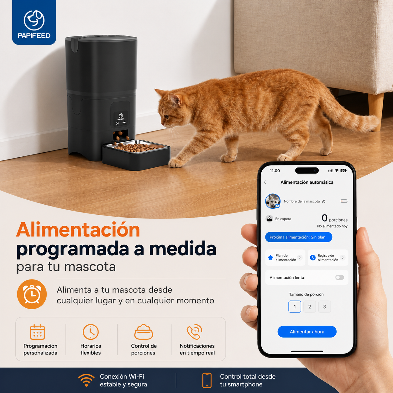 Comedero Automático 6 Litros para Mascotas