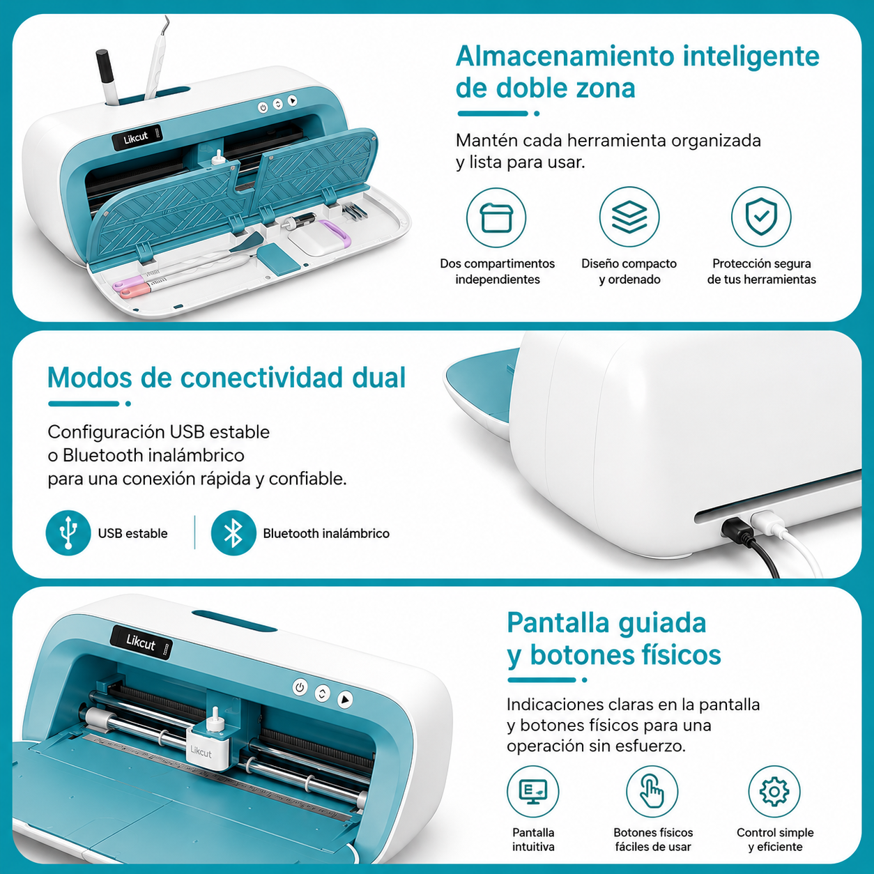 Cricut Máquina cortadora de vinilo S41 con impresión y corte (SOBRE PEDIDO)