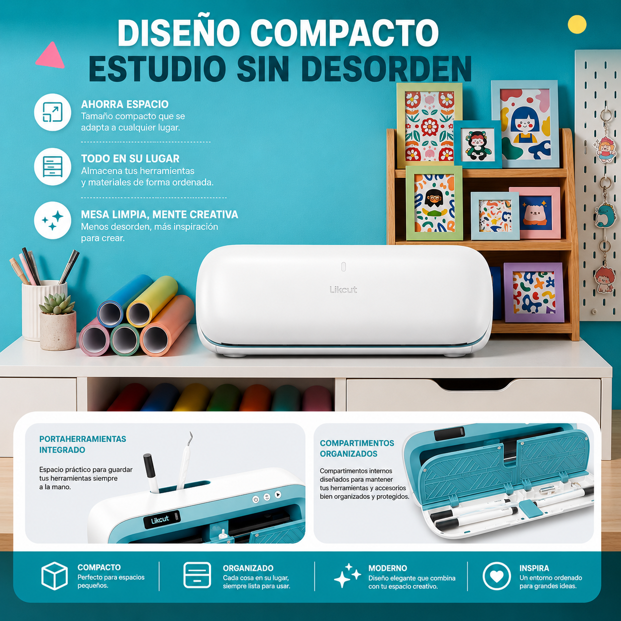 Cricut Máquina cortadora de vinilo S41 con impresión y corte (SOBRE PEDIDO)