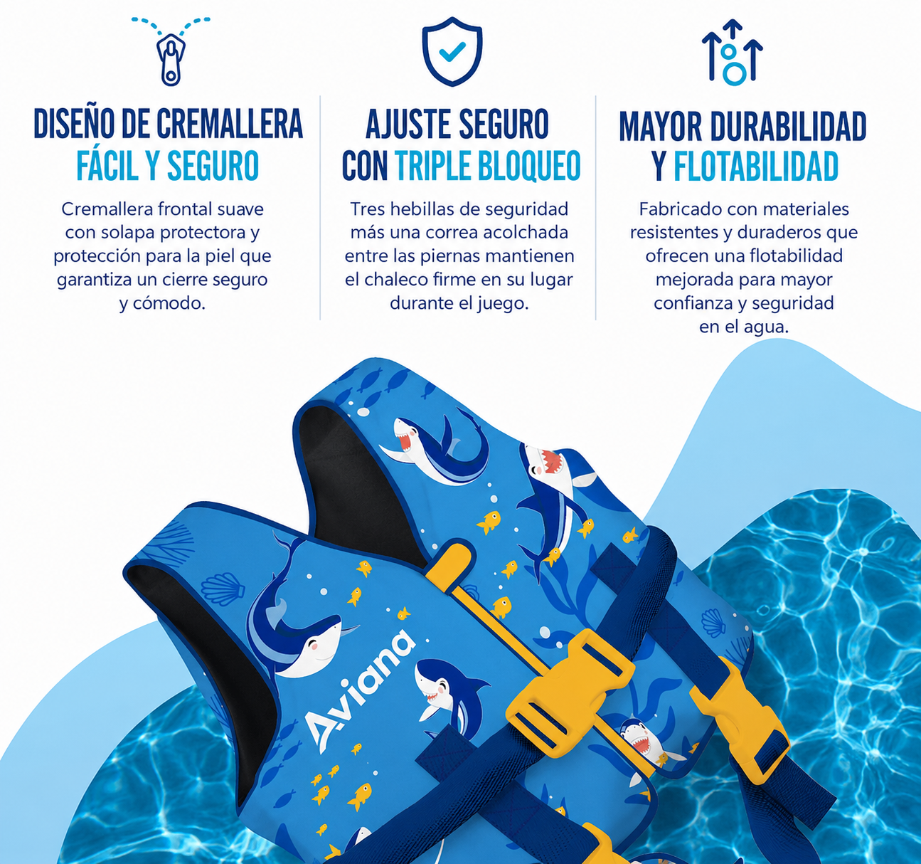 Chaleco para niños 3-5 años