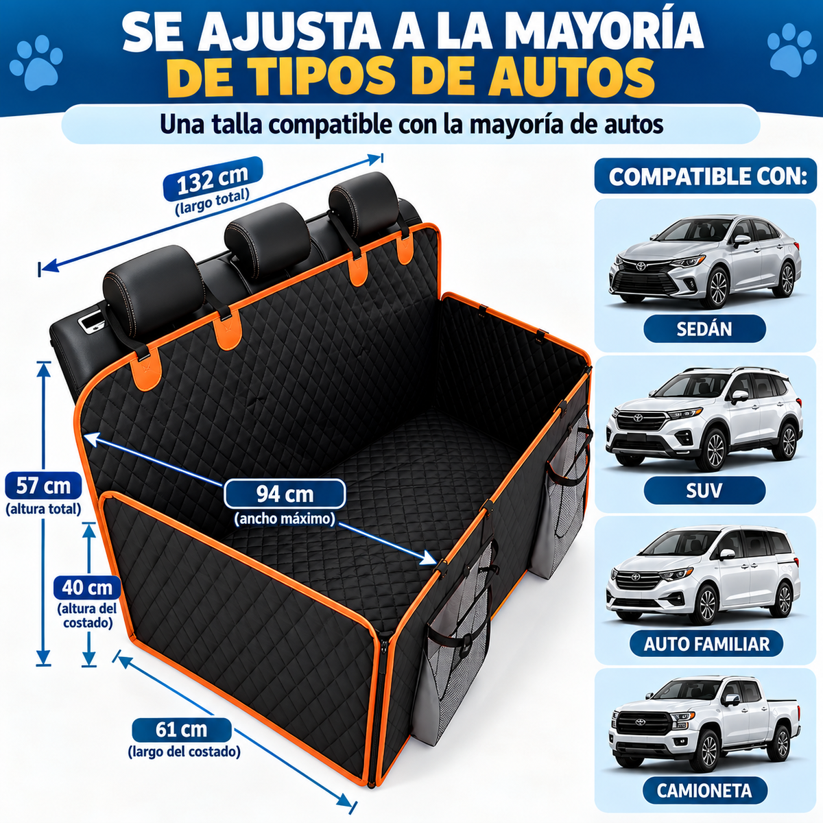 Funda Protectora para Asientos del Vehiculos