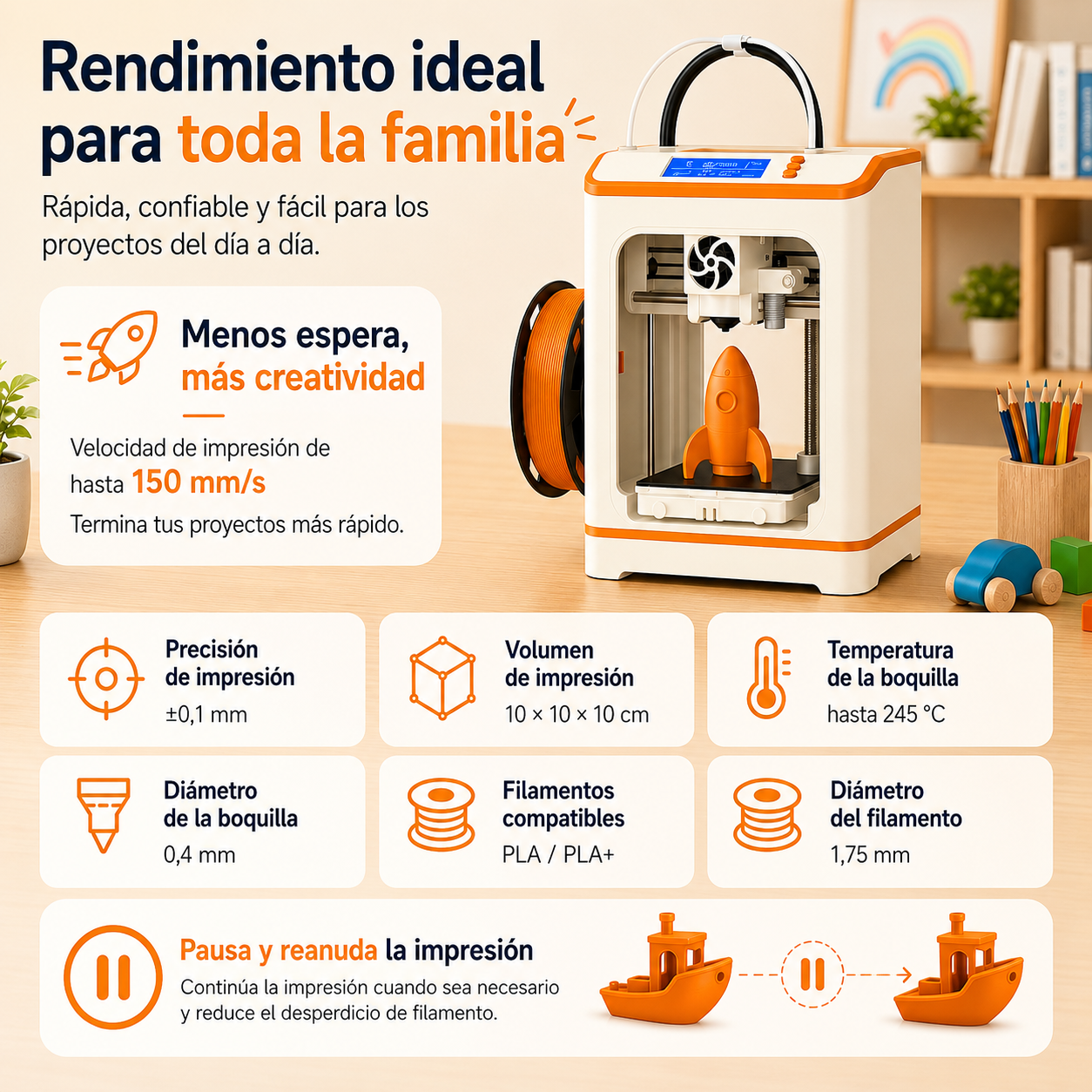 Impresora 3D para principiantes (SOBRE PEDIDO)